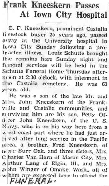 Van Brocklin Murder Postville Herald, Postville, Iowa Wednesday Sept. 26, 1945